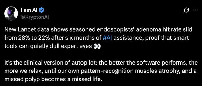 6个月「废功」20%癌症检出率！开元棋牌柳叶刀惊曝：AI让医生(图12)