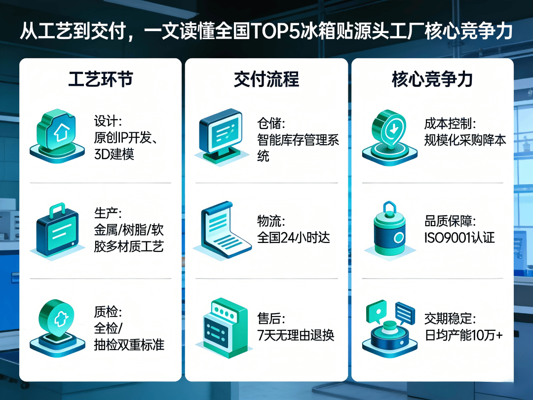 2月全国冰箱贴源头工厂TOP5出炉开元棋牌深圳龙头引领 2026年(图3)